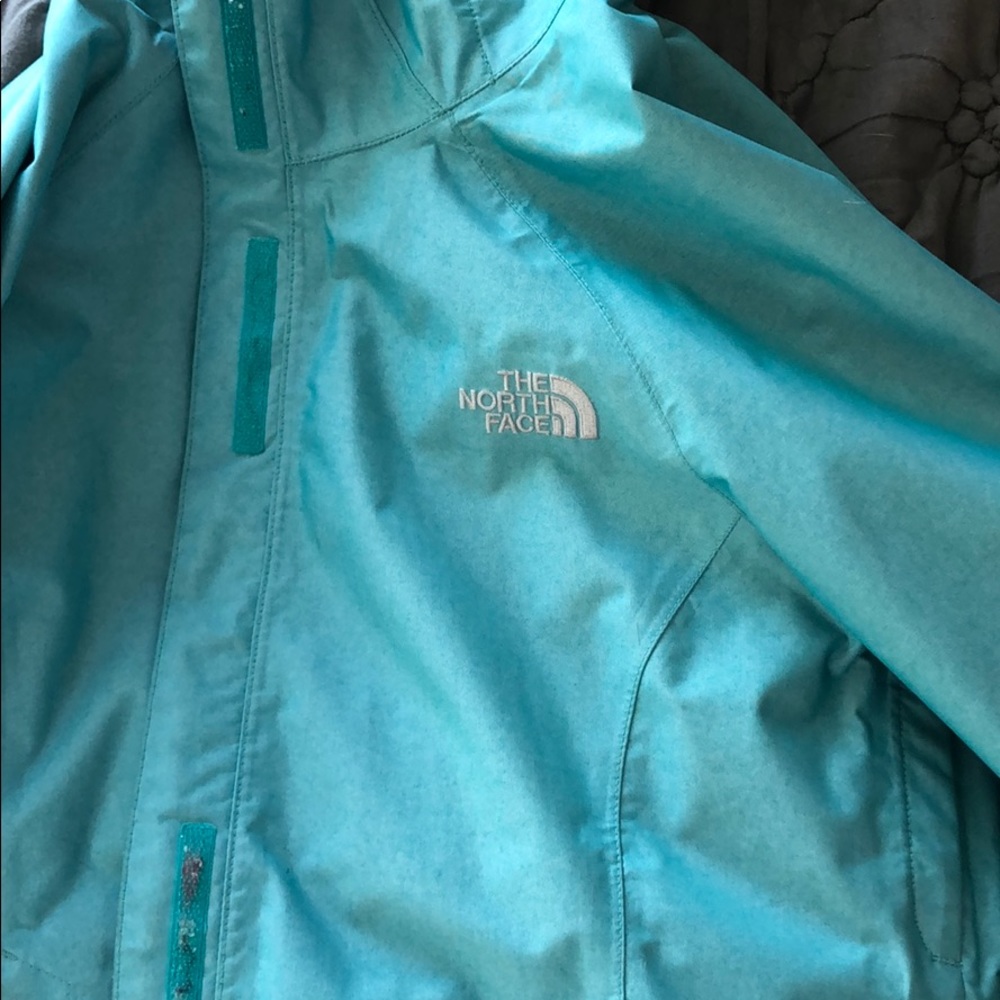 North face rain coat